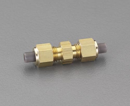 ESCO（エスコ） 8x 8mm ユニオン(ｽﾄﾚｰﾄ/黄銅製) EA425LC-8