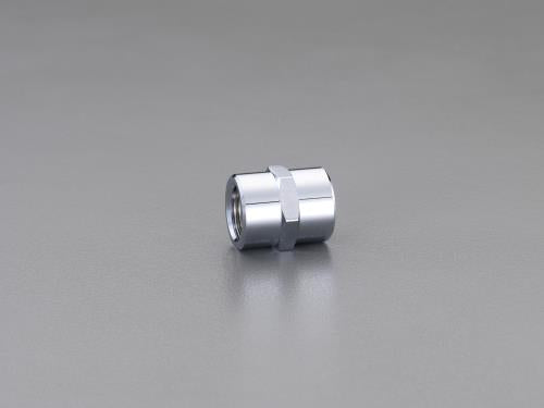 カクダイ Rc1/2”xRc1/2” 給水管用六角ｿｹｯﾄ(ｸﾛﾑﾒｯｷ) 613-351-13