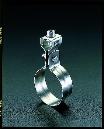 アカギ 26mm 吊りバンド(VP管用/ｽﾃﾝﾚｽ製) A10205-0040