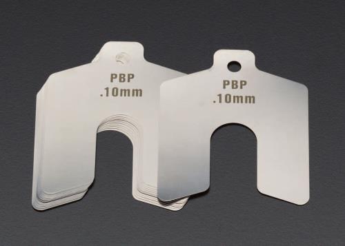 ESCO（エスコ） 0.50mm/125x125mm ｽﾛｯﾃｯﾄﾞｼﾑ(ｽﾃﾝﾚｽ/10枚) EA440EK-77