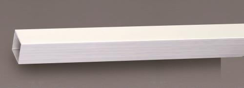 ESCO（エスコ） 20x20mmx2m アルミ角パイプ(ｼﾙﾊﾞｰ/2本) EA440HE-20