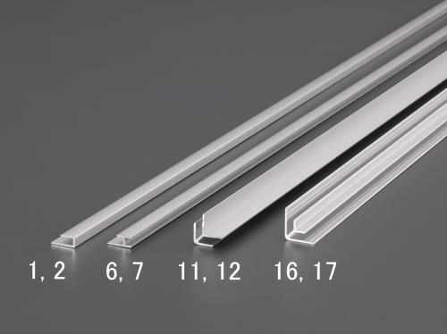 ESCO（エスコ） 1000mm パネル縁(ｱﾙﾐ製･ｺ型/10本) EA440HW-2