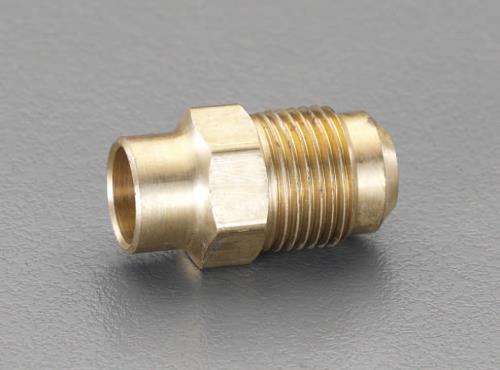 ESCO（エスコ） F3/8”x3/8” フレアハーフユニオン(ﾛｳ付型) EA442AC-33