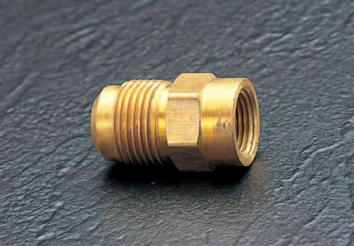 ESCO（エスコ） NPT1/4”x F3/8” ハーフユニオン(NPT-Flare) EA443M-23