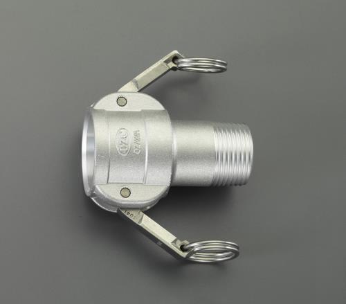 ESCO（エスコ） 2･1/2” 雄ねじカップリング(ｱﾙﾐ製) EA462BE-24A