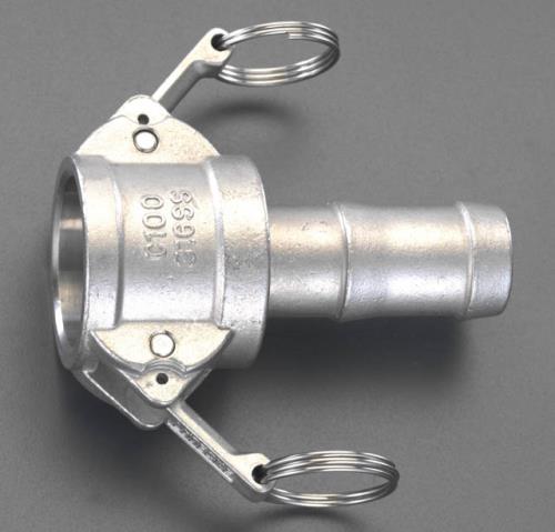 ESCO（エスコ） 1･1/2”/38mm ｶｯﾌﾟﾘﾝｸﾞ式ﾎｰｽｽﾃﾑ(ｽﾃﾝﾚｽ製) EA462DK-15