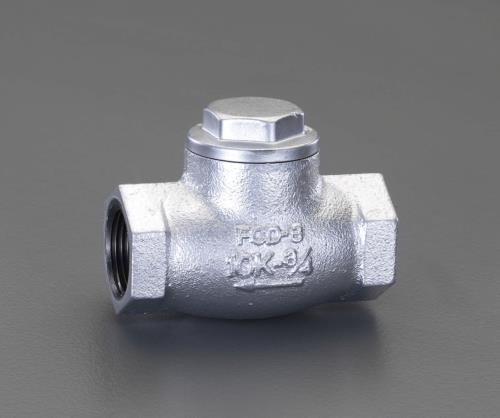 ESCO（エスコ） 1･1/4”リフトチャッキバルブ(ﾀﾞｸﾀｲﾙ鋳鉄製) EA465AF-12