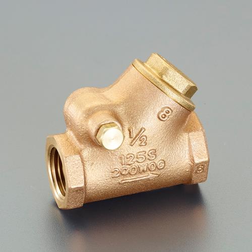 ESCO（エスコ） 1･1/2” ｽｲﾝｸﾞﾁｬｯｷﾊﾞﾙﾌﾞ(Y型/青銅製) EA465AH-14
