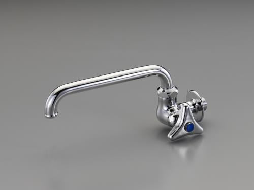 カクダイ PJ 1/2” 横型自在水栓 7070-13x170