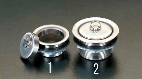 ESCO（エスコ） 40A/G 1･1/2” 共栓(ｽﾃﾝﾚｽ製) EA468DC-1