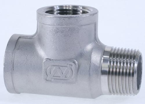 ESCO（エスコ） Rc3/8”xRc3/8”xR3/8” ｻｰﾋﾞｽチーズ(ｽﾃﾝﾚｽ製) EA469AX-3
