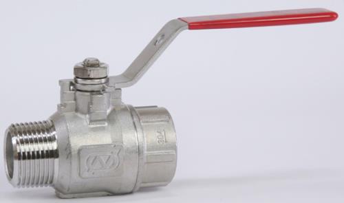 ESCO（エスコ） R 1/4”xRc1/4” ボールバルブ(ｽﾃﾝﾚｽ製) EA470AN-2