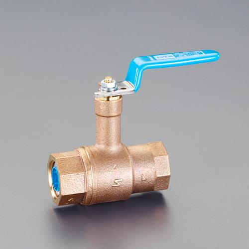 ESCO（エスコ） Rc 1/2”  ﾎﾞｰﾙﾊﾞﾙﾌﾞ(給水用/ﾛﾝｸﾞﾈｯｸ/青銅製 EA470AV-4