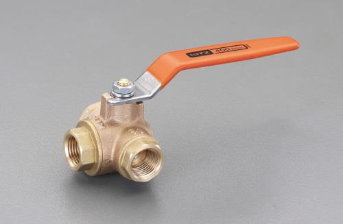 ESCO（エスコ） Rc1･1/4” 三方ボールバルブ EA470BA-12