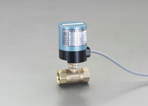 ESCO（エスコ） Rc 1/2”  電動式ボールバルブ(AC100V) EA470BG-4