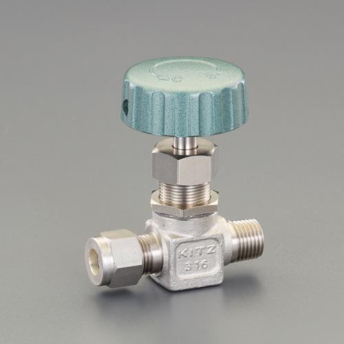 ESCO（エスコ） 6mm x R1/4” ニードルバルブ(ｽﾃﾝﾚｽ製) EA470CM-401