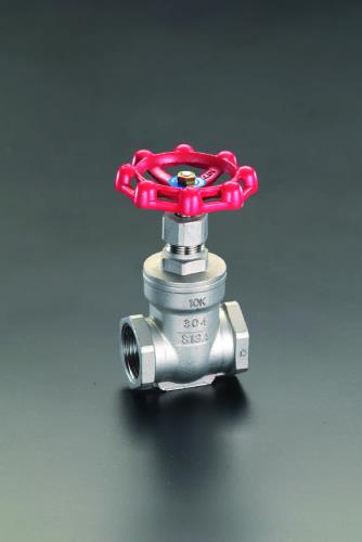 ESCO（エスコ） Rc1･1/4” ゲートバルブ(ｽﾃﾝﾚｽ製) EA470DB-12