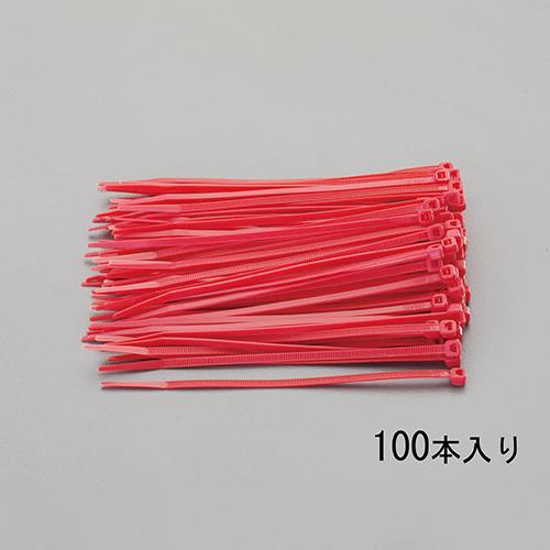ESCO（エスコ） 203x 2.5mm 結束バンド(赤/100本) EA475C-200M
