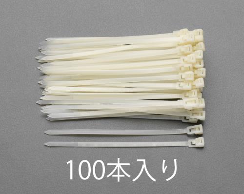 ESCO（エスコ） 200mm   結束バンド(ﾘﾕｰｽﾀｲﾌﾟ/100本) EA475ER-200