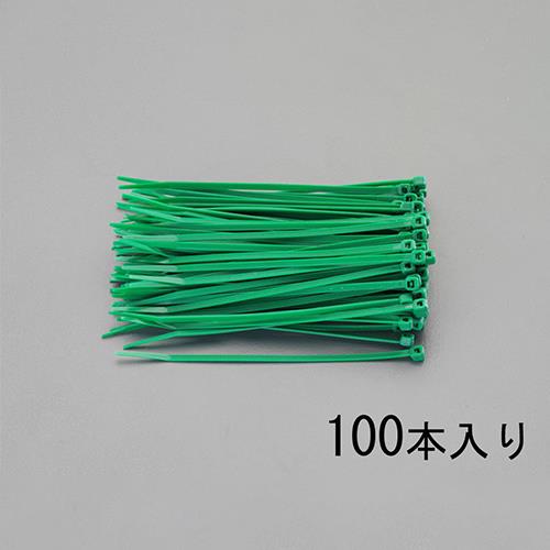 ESCO（エスコ） 203x 2.5mm 結束バンド(緑/100本) EA475G-200M