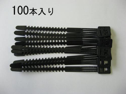 ESCO（エスコ） 160mm ＡＣコード用バンド(黒/100本) EA475HA-2