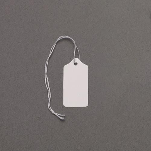 ESCO（エスコ） 30x15mm 糸付タグ(白/1000枚) EA475HZ-34