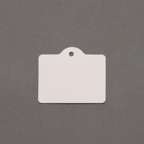 ESCO（エスコ） 30x35mm 糸無タグ(白/1000枚) EA475HZ-42