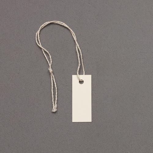 ESCO（エスコ） 25x10mm 糸付タグ(ﾎﾜｲﾄ/100枚) EA475HZ-51