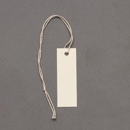 ESCO（エスコ） 37x12mm 糸付タグ(ﾎﾜｲﾄ/100枚) EA475HZ-52