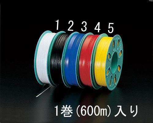 ESCO（エスコ） 4.0mmx600m ビニタイ(PVC製/黄) EA475VA-5