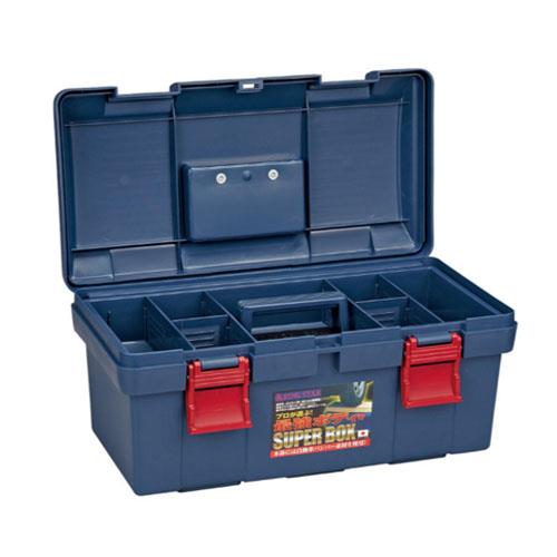 ESCO（エスコ） 450x243x210mm 工具箱(中皿付/青) EA505K-450