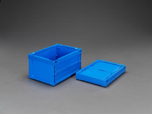 ESCO（エスコ） 437x329x234mm/25.0L 折畳コンテナ(青/2個) EA506A-25