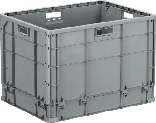 ESCO（エスコ） 670x503x473mm/136L  軽量ｺﾝﾃﾅ(ﾗｲﾄｸﾞﾚｰ) EA506AF-142