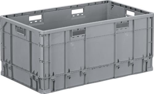ESCO（エスコ） 838x503x380mm/137L  軽量ｺﾝﾃﾅ(ﾗｲﾄｸﾞﾚｰ) EA506AF-146