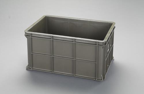ESCO（エスコ） 656x456x326mm/77.2L コンテナ(OD色) EA506AF-54