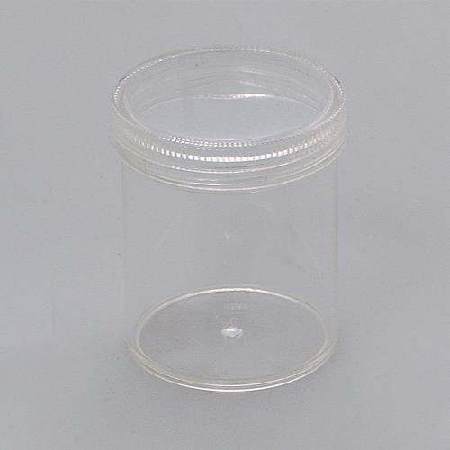 瑞穂化成工業 φ50x 67mm/ 100ml ポリ容器(ｸﾘｱｰ/10個) 0385