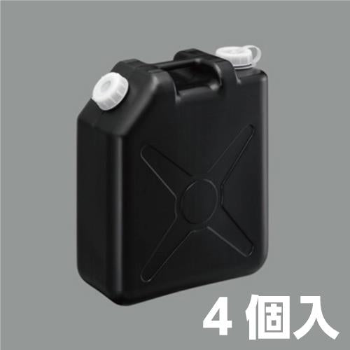 瑞穂化成工業 20L ポリタンク(遮光性/ﾉｽﾞﾙ無/4個) 0207BK