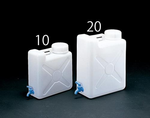 ESCO（エスコ） 10L ポリタンク(ﾊﾞﾙﾌﾞｺｯｸ付) EA508AV-10