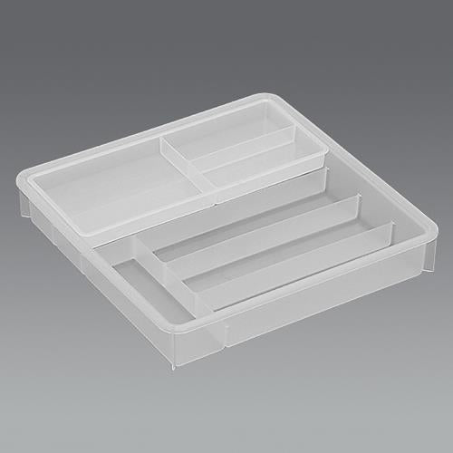 ESCO（エスコ） 318x318x59mm 整理用ﾄﾚｰ(2段/ﾎﾟﾘﾌﾟﾛﾋﾟﾚﾝ) EA508FC-59