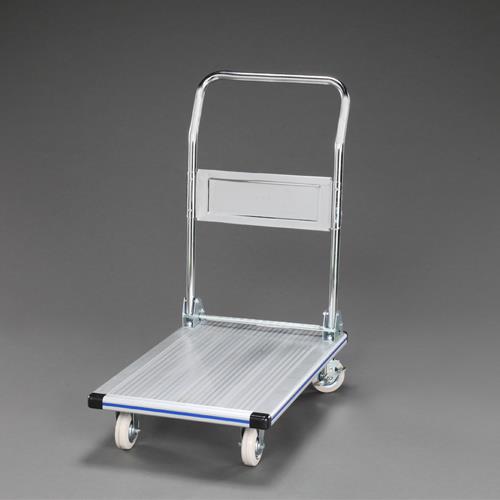 ESCO（エスコ） 740x480mm/150kg 運搬車(ﾌﾞﾚｰｷ付/ｱﾙﾐ製) EA520BE-7A