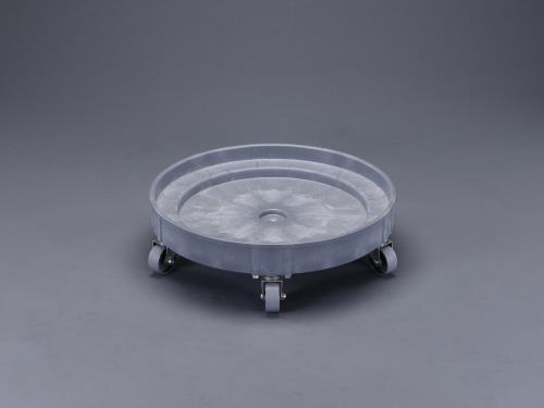ESCO（エスコ） φ610mm ドラム缶ドーリー(ﾎﾟﾘﾌﾟﾛﾋﾟﾚﾝ製) EA520W-4