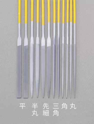 ESCO（エスコ） 180mm 精密やすり(丸･ﾁﾀﾝｺｰﾄ/粗目) EA521VE-6A