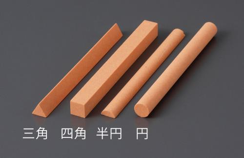 ESCO（エスコ） #600/100x 13mm スティック油砥石(半丸) EA522G-107