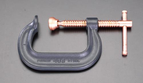 ESCO（エスコ） 0-107mm/ 82mm シャコ万力(銅ﾒｯｷｽｸﾘｭｰ) EA526WK-100