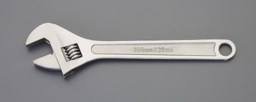 ESCO（エスコ） 250mm/0-30mm モンキーレンチ(ｽﾃﾝﾚｽ製) EA530BS-4