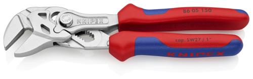 KNIPEX（ｸﾆﾍﾟｯｸｽ） 27mm/150mm プライヤーレンチ(ｸﾞﾘｯﾌﾟ付) 8605150