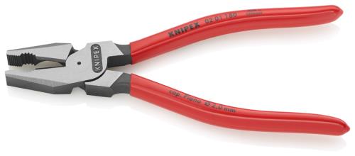 KNIPEX（ｸﾆﾍﾟｯｸｽ） 180mm 電工ペンチ(偏芯型) 0201180