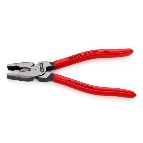 KNIPEX（ｸﾆﾍﾟｯｸｽ） 200mm 電工ペンチ(偏芯型) 0201200