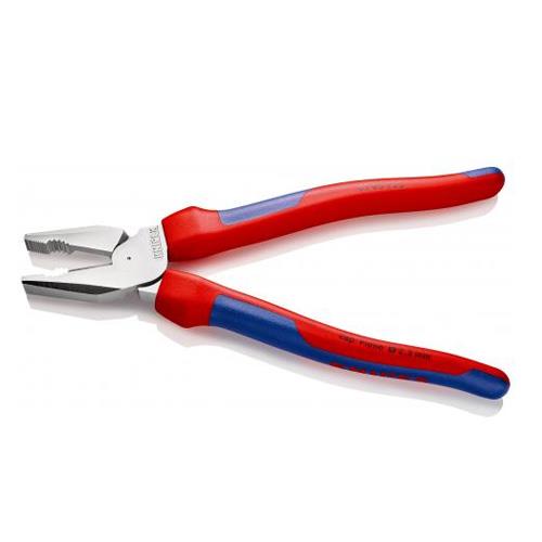 KNIPEX（ｸﾆﾍﾟｯｸｽ） 225mm 電工ペンチ(ｸﾞﾘｯﾌﾟ付･偏芯型/ﾒｯｷ) 0205225