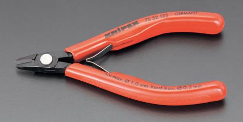 KNIPEX（ｸﾆﾍﾟｯｸｽ） 125mm 精密用ニッパー(ﾊﾞﾈ付) 7552125